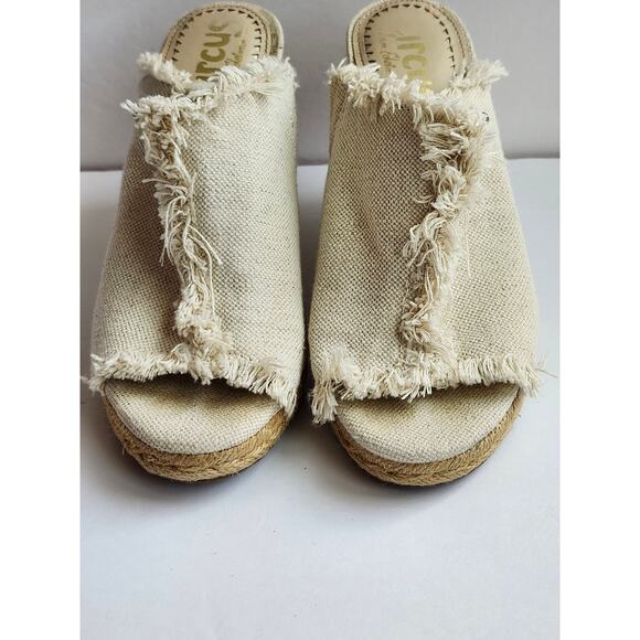 Circus by Sam Edelman Shoes - Circus by Sam Edelman Size 5 Baker Espadrille Beige Wedge Boho Heels S0019